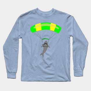 Jump The Shark -Green/Yellow canopy Long Sleeve T-Shirt